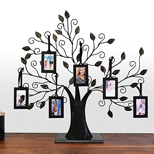 Familienbaum mit 6 Bilderrahmen zum Aufhängen von Thetford Design von Thetford Design
