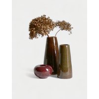 Braune Vintage-Vase Aus Keramik Von Veb Coswig von ThevintageOldies