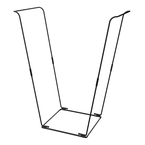 1.Verstellbarer Metallgartensackhalter Ständer Rostfreier Außenrahmen für 30-45 Gallonen Müllsäcke & Laubsammlung Eisen Garten Schmutz Container Rahmen von Thewasc