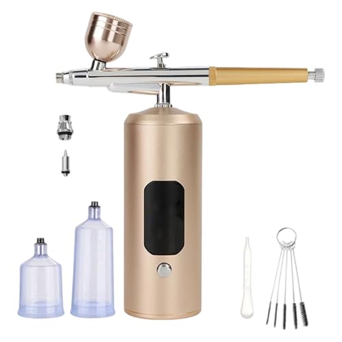 7,4 V Druck-Pneumatiksprühsysteme mit Reinigungsbürste für Hautrehydratation, präzises Sprühen, Malaufgaben, Kupfer, Aluminiumlegierung, Schönheit 7,4 V Druck-Pneumatiksprühsysteme mit Reinigungsbürste für Hautrehydratation, präzises Sprühen, Malaufgaben, Kupfer, Aluminiumlegierung, Schönheit von Thewasc