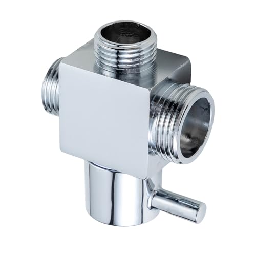 Doppelausgang Messing Duschumsteller Adapter Erosion Resistant Duschsysteme Adapter 2,5 cm Zwei Ausgänge für Badsysteme Widerstandsfähige Messing Duschventile Doppelausgang Messing Duschumsteller Adapter Erosion Resistant Duschsysteme Adapter 2,5 cm Zwei Ausgänge für Badsysteme Widerstandsfähige Messing Duschventile von Thewasc