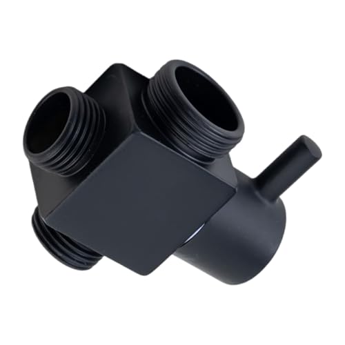 Doppelausgang Messing Duschumsteller Adapter Erosion Resistant Duschsysteme Adapter 2,5 cm Zwei Ausgänge für Badsysteme Widerstandsfähige Messing Duschventile von Thewasc