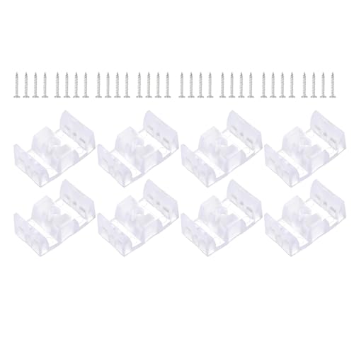 Eleganter, transparenter Schutz für Duschtüren, Zubehör für Rahmen, Schiebetüren, stabiler Stoßschutz, für den täglichen Gebrauch, Badezimmer-Hardware-Stoßstangen, 8 Stück von Thewasc