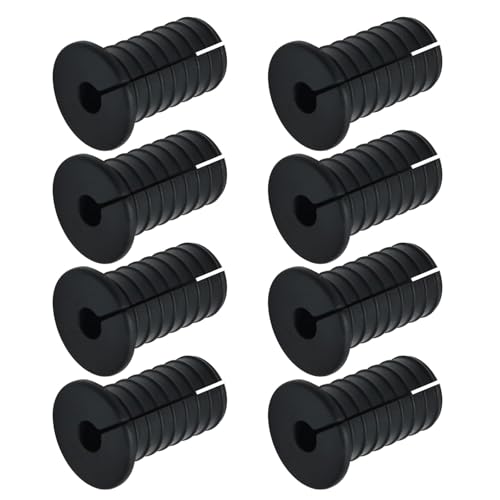 Flexible Silikon-Wanddurchführungen, Stern-Kabeldurchführungen, einfache Installation für sichere Verkabelung, wasserdichte Dübel für Kabel, 8 Stück von Thewasc