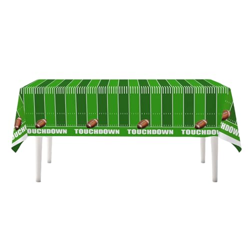 Football Party Essentielle Touchdown Tischdecken Schützen Ihre Tische Und Verleihen Den Sportfeiern Ihres Kindes Einwegfußball Tischdecke Spaß von Thewasc