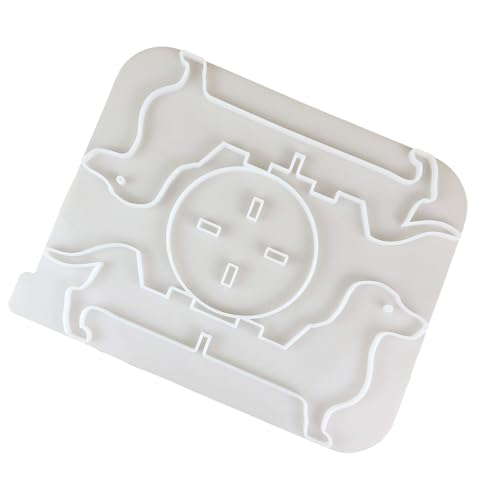 Handgefertigte Geschenkherstellung Silikon Dackel Form Blumentopf Rack Formen Silikon Textur Geeignet für Handarbeit von Thewasc