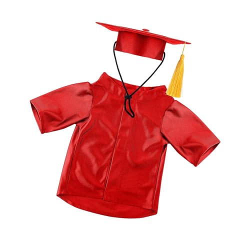 Haustier-Abschluss-Kostüm-Set aus Polyester für Haustiere, waschbar, Abschlusskostüm für Haustiere Haustier-Abschluss-Kostüm-Set aus Polyester für Haustiere, waschbar, Abschlusskostüm für Haustiere von Thewasc