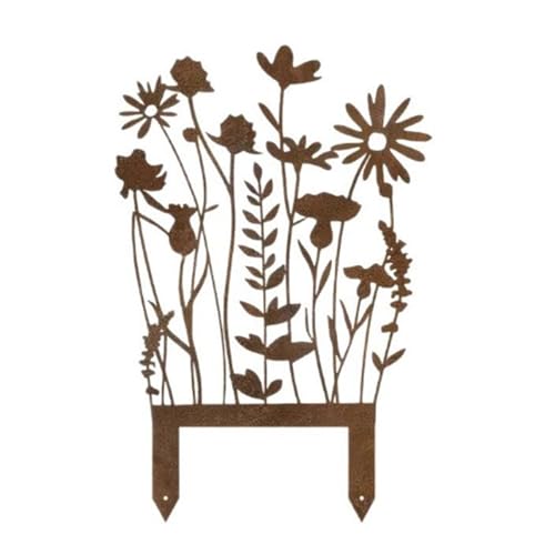 Kreatives Eisen Gartenstecker Set Blumenbeet Dekorative Pflanzstäbe Für Rasen Blumenbeet Umrandung Multifunktionale Garten Begrenzungsmarkierungen Kreatives Eisen Gartenstecker Set Blumenbeet Dekorative Pflanzstäbe Für Rasen Blumenbeet Umrandung Multifunktionale Garten Begrenzungsmarkierungen von Thewasc