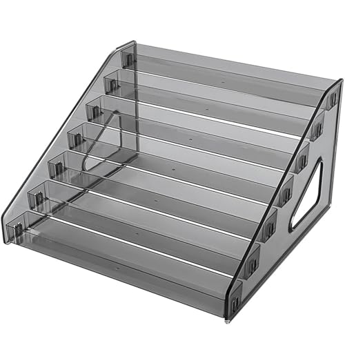 Mehrlagiges Acryl-Aufbewahrungsregal, geräumiger Acryl-Aufbewahrungshalter mit mehreren Schichten, stilvolles Organisationsregal, einfache Montage, Organizer Mehrlagiges Acryl-Aufbewahrungsregal, geräumiger Acryl-Aufbewahrungshalter mit mehreren Schichten, stilvolles Organisationsregal, einfache Montage, Organizer von Thewasc