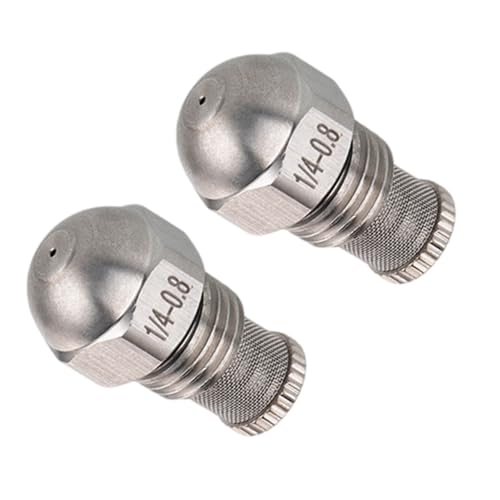 Rostfreie Nebeldüse, feine Wasserpartikelstreuung für landwirtschaftliche industrielle Anwendungen, korrosionsbeständige Edelstahldüse, 2 Stück Rostfreie Nebeldüse, feine Wasserpartikelstreuung für landwirtschaftliche industrielle Anwendungen, korrosionsbeständige Edelstahldüse, 2 Stück von Thewasc