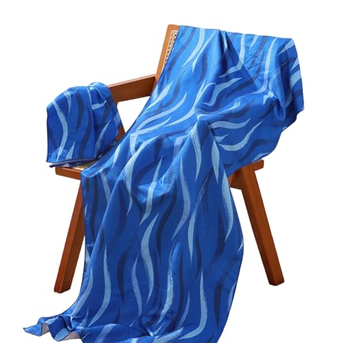 Schnell trocknendes, sanddichtes, tragbares Badetuch mit modischem Muster, Mikrofaser-Textur für Pool, Yoga, Strand, Aktivität, Mikrofaser-Strandtuch, schnell trocknend Schnell trocknendes, sanddichtes, tragbares Badetuch mit modischem Muster, Mikrofaser-Textur für Pool, Yoga, Strand, Aktivität, Mikrofaser-Strandtuch, schnell trocknend von Thewasc