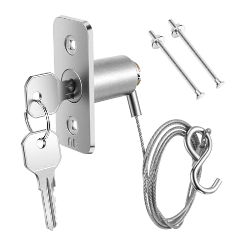 Schweres Edelstahl-Garagenset für Notfälle, Trenn-Set inklusive Installations-Hardware, Stromausfall, manuelle Türentriegelung von Thewasc