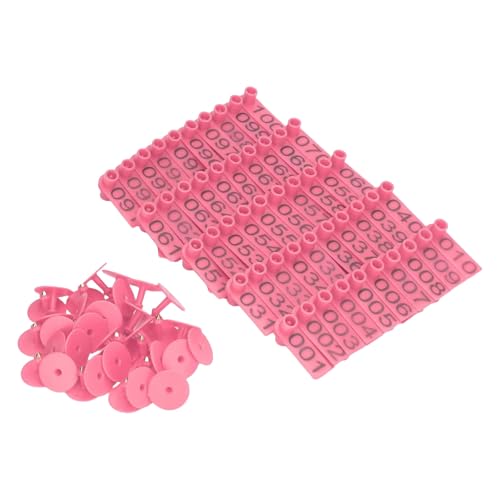 Thewasc 100 Stück Vieh Rinder Schweine Earcon Flexible Earcon Vieh-Management-Werkzeug für Rinder, Schafe, Schweine, Schafe, Ohrmarkierung Thewasc 100 Stück Vieh Rinder Schweine Earcon Flexible Earcon Vieh-Management-Werkzeug für Rinder, Schafe, Schweine, Schafe, Ohrmarkierung von Thewasc