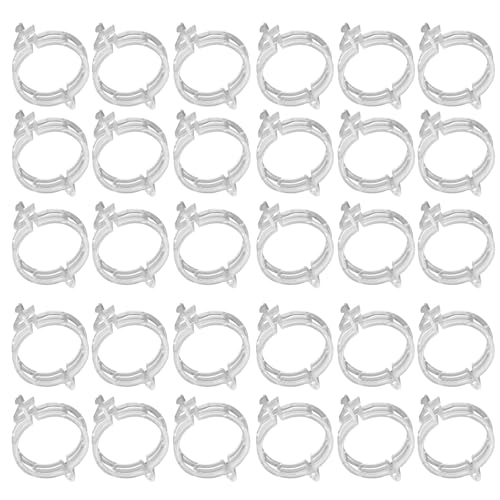 Thewasc 100x Wiederverwendbare Clips Gartenpflanze Fixklammern Ideal Für Tomaten Gurken Trauben Kletterpflanze Unterstützung Wiederverwendbarer Unterstützung von Thewasc
