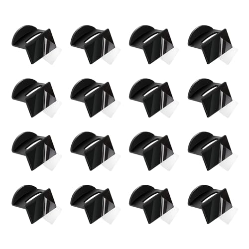 Thewasc 16 x wandmontierte Baseballkappen, Huthaken, Huthalter zum Aufhängen von Mantel, Tasche, Schal, Schlüssel, Wand-Organizer, rostbeständige Haken von Thewasc