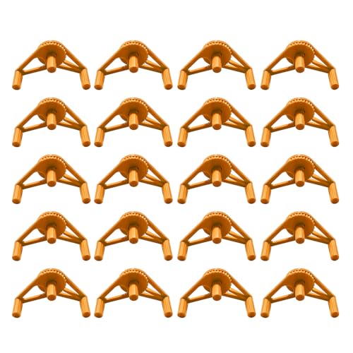 Thewasc 20/50 Stück Pflanzenbieger, verstellbare Pflanzentrainingsclips, niedrige Belastung, Trainingsclips, 360-Grad-Stiel, für den Innen- und Außenbereich von Thewasc