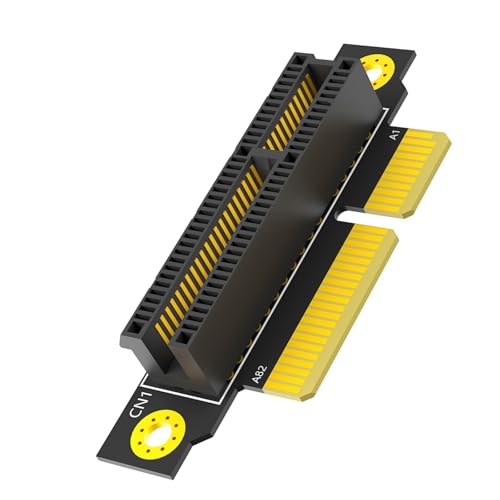Thewasc 20 Mm Rückwärts 90 Grad PCIe Slot Für PCIe Männlich Weibliche Adapter Risers Karte Für 1U Server PC Server Fall von Thewasc