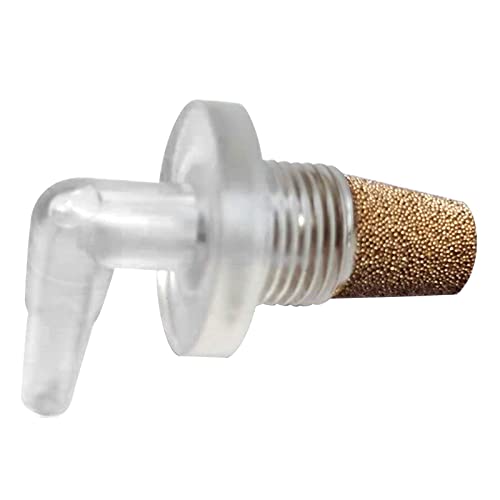 Thewasc Luftstein für Aquarium, rechter Winkel, gebogener Sauerstoffdiffusor, Luftblase, Sauerstoff-Aquarium von Thewasc