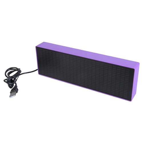 Thewasc Musikspektrumanzeige 20 Dynamische Effekte Sprachsensoren Tonabnehmer Analysatoren mit Uhr 384 LEDs 1624 Segment Rhythmus Licht LED Rhythmus Licht von Thewasc