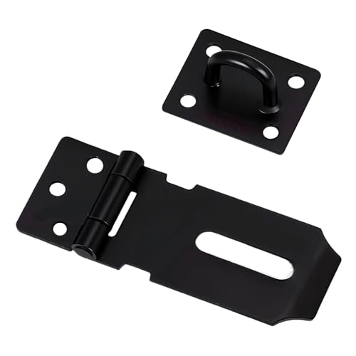 Türriegel für starke Oberflächen, Stahl, mit faltbarem Design, einfache Installation für sicheren Eingang, Torscharniere Türriegel für starke Oberflächen, Stahl, mit faltbarem Design, einfache Installation für sicheren Eingang, Torscharniere von Thewasc