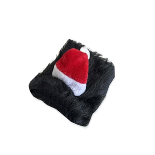 Weihnachtsmannmütze, Löwen-Perücke, Haustierkostüm, Hunde, bequemes Design, Urlaub, Party-Zubehör, Polyester, Haustier-Kostüm, Hut von Thewasc