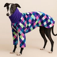 Greyhound & Whippet Fleece Pyjamas von Thewhippetcoats