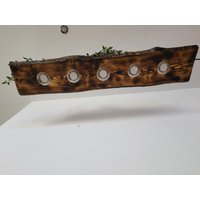 Handgefertigte Hängelampe; Holzlampe; Deckenlampe; Pendellampe Holz; Led Gu10 Fassung 4 Watt Handgefertigte Hängelampe; Holzlampe; Deckenlampe; Pendellampe Holz; Led Gu10 Fassung 4 Watt von ThewoArt