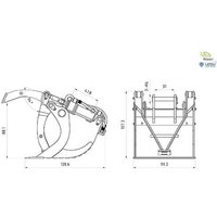 Thicon Models 58331 1:14 Greifschaufel 1St. von Thicon Models