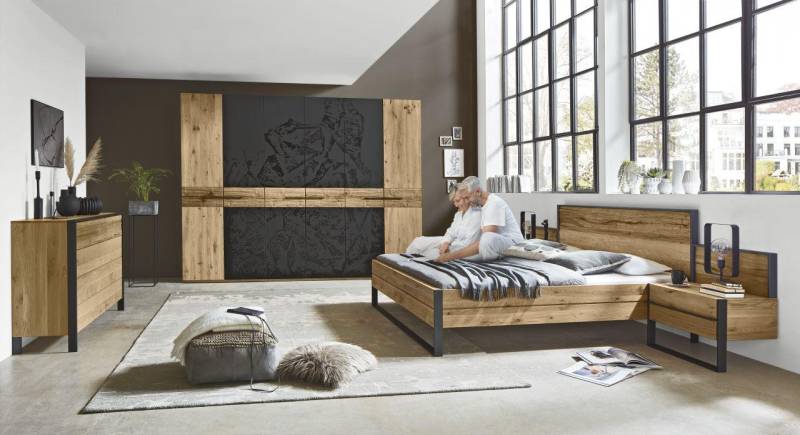 Thielemeyer Schlafzimmer Steel aus massiver Wildeiche von Thielemeyer