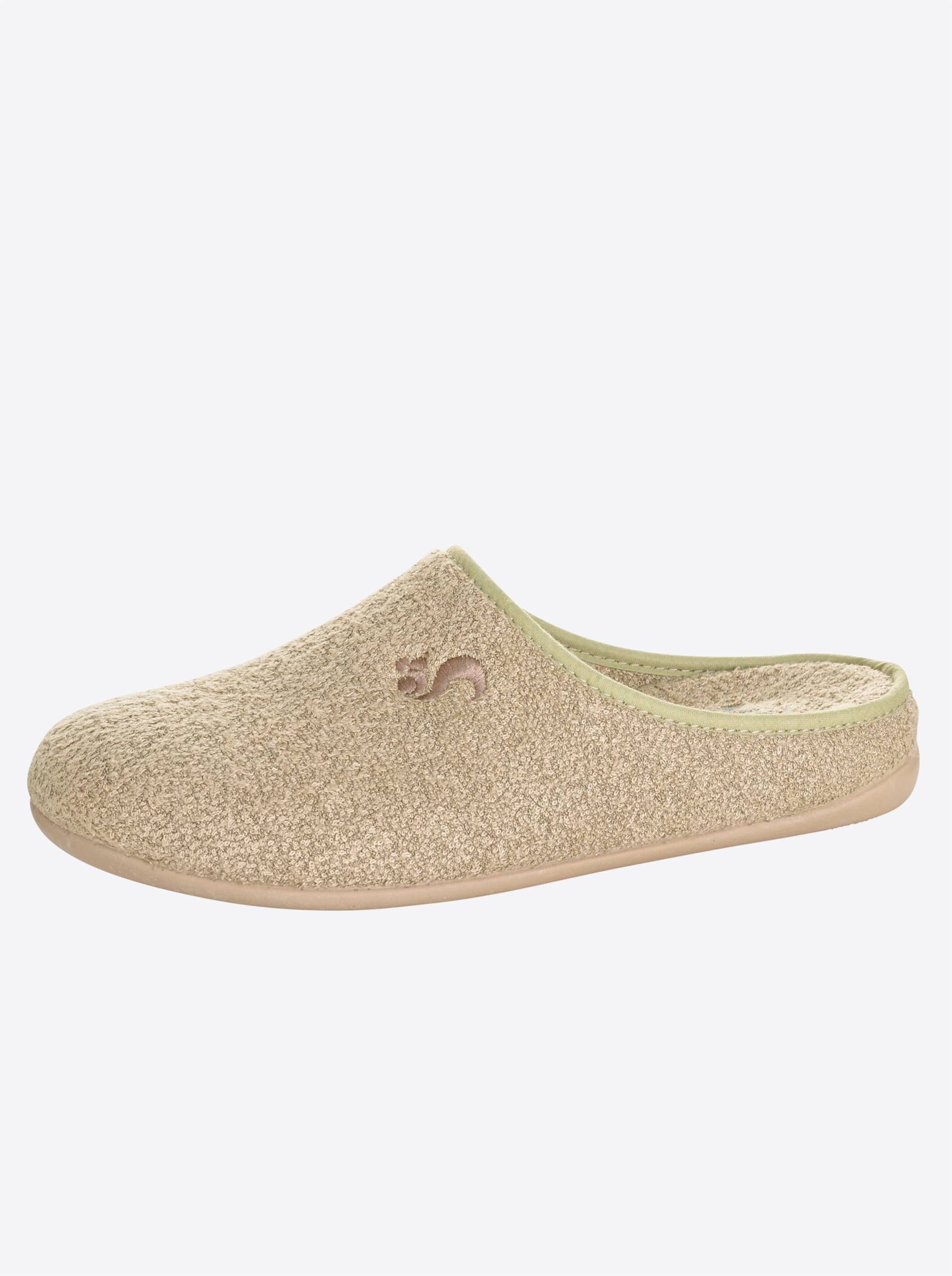 Hausschuh in beige von Thies von Thies