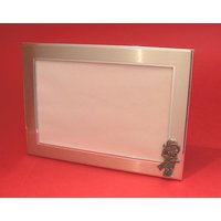 Hutmacher Foto Rahmen 4 "x 6" Landschaft Bilderrahmen Mit Hand Gegossen Zinn Motiv Alice Im Wunderland-Geschenk von ThimblesnObjectDart