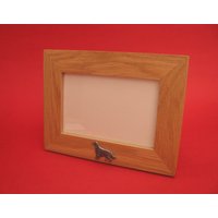 Irish Setter Landschaft Echte Eiche Bilderrahmen 4 "x 6" Mit Hand Gegossen Zinn Motiv Muttertag Vatertagsgeschenk Irish Setter Landschaft Echte Eiche Bilderrahmen 4 "x 6" Mit Hand Gegossen Zinn Motiv Muttertag Vatertagsgeschenk von ThimblesnObjectDart