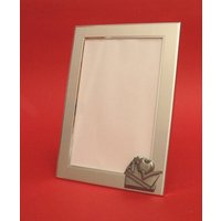 Lehrer Geschenk Portrait Bilderrahmen 6 "x 4" Mit Hand Gegossen Zinn Motiv Ende Der Begriff Danke Lehrer-Geschenk von ThimblesnObjectDart