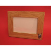 Rock On Design Bilderrahmen Aus Echter Eiche 4 "x 6" Mit Handgegossenem Zinnmotiv Heavy Metal Musikgeschenk von ThimblesnObjectDart