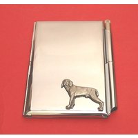 Weimaraner Chrom Notebook & Stift Kartenhalter Mit Handgegossenen Zinn Motiv Mutter Vater Geschenk Weimaraner Chrom Notebook & Stift Kartenhalter Mit Handgegossenen Zinn Motiv Mutter Vater Geschenk von ThimblesnObjectDart