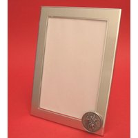 st Christopher Photographie Frame 6 "x 4" Portrait Bilderrahmen Mit Hand Cast Zinn Motiv von ThimblesnObjectDart
