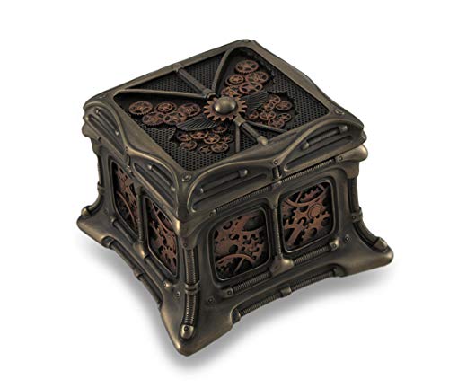 Things2Die4 Steampunk-Schmetterling Schmuckkästchen, Bronzefarben von Things2Die4