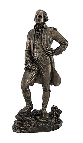 Statue Präsident George Washington, stehend, bronzefarben von Veronese Design