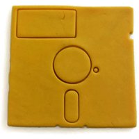 3D Gedruckt 5 1/4 Zoll Diskette Cookie Cutter von Things4Thinkers
