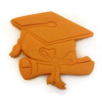 3D Gedruckte Detaillierte Graduation Cap Und Scroll Cookie Cutter 3 1/2 "x 3" von Things4Thinkers