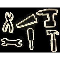 3D Gedrucktes Werkzeug Set Fondant Cutter von Things4Thinkers