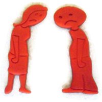 Einzelne Traurigen Kerl Einzelne Trauriges Mädchen Cookie Schneider Fondant Ausstecher Set von Things4Thinkers