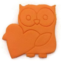 Valentinstag-Eule Mit Herz Ausstecher Cutter Fondant von Things4Thinkers