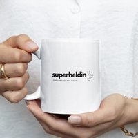 Mama Tasse Superheldin - Geschenk Muttertag, Geburtstag | Kaffeetasse 330Ml Für Heldin Die Beste | Weiß von ThingsOfHappiness