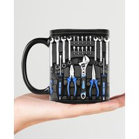 Mechaniker Kaffeetasse, Toolbox Set Tassen, Automechaniker, Handyman Tool Kit Schraubenschlüssel, Maschinist Werkzeug, Geschenk Für Mann von ThingsforhomeDesign