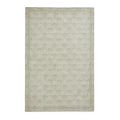 Think Rugs Catherine Lansfield Deco Peacock Waschbarer Teppich von Think Rugs