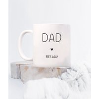 Papa Personalisierte Kaffeetasse Geschenk, Tasse Geschenke, Geschenk Für Ihn, Neuer Vatertag Geburtstag Weihnachten von ThinkCreatif