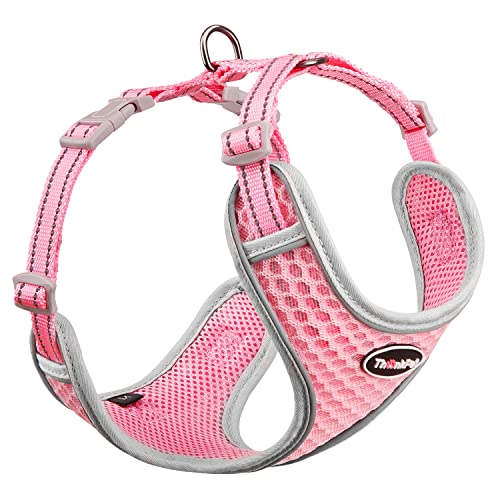 ThinkPet No-Pull Hundegeschirr Leine Set, Atmungsaktiv Brustgeschirr für Kleine Mittlere Große Hunde, Einstellbar Weich Laufgeschirre Sicher Kontrolle Gepolstert Reflektierendes Sicherheitsgeschirr ThinkPet No-Pull Hundegeschirr Leine Set, Atmungsaktiv Brustgeschirr für Kleine Mittlere Große Hunde, Einstellbar Weich Laufgeschirre Sicher Kontrolle Gepolstert Reflektierendes Sicherheitsgeschirr von ThinkPet
