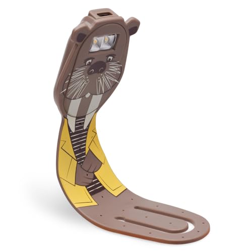 Flexilight Pals RC (Walross) - wiederaufladbares Leselicht - 2 in 1 Leselampe & Lesezeichen - LED Leselicht - Geschenk für Leser, Buchliebhaber - Deutsche Ausgabe: Leselampe & Lesezeichen in einem von Thinking Gifts