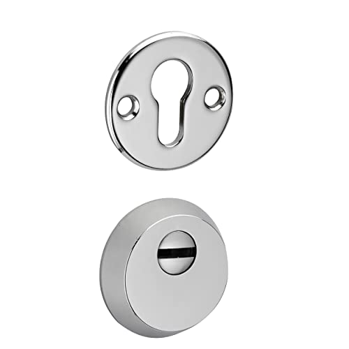 THIRARD 00990367 Sicherheitsrosetten, verchromt, elegantes Design – Ihre Form verhindert die Verwendung von Werkzeugen, die zum Abziehen oder Brechen des Zylinders verwendet werden von Thirard